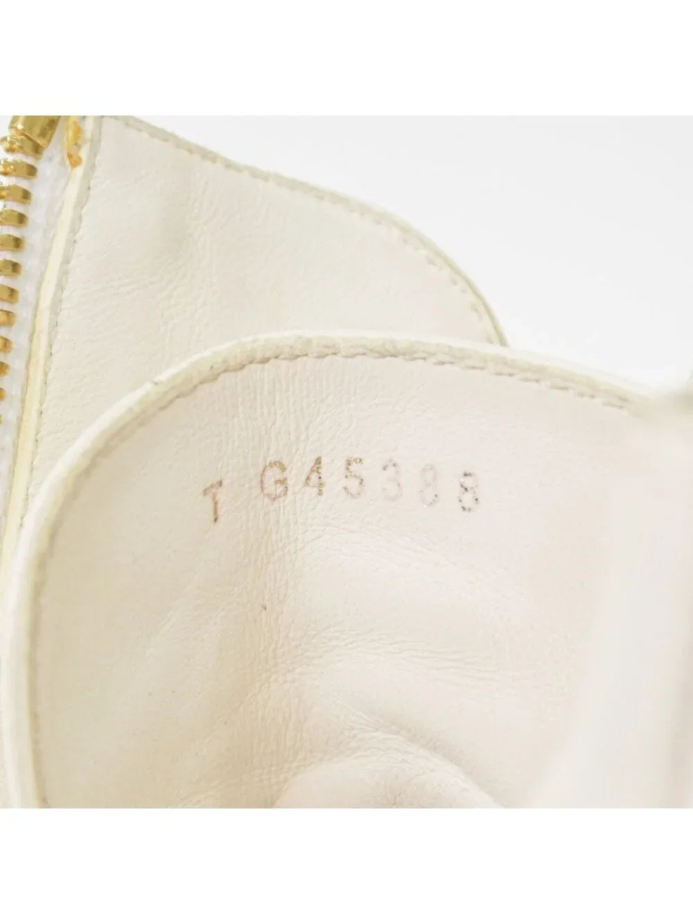 Chanel CC Logo Combat Boots Sneakers White